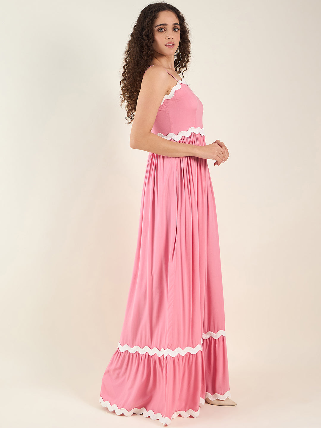 AAYU Noir Grace Sleeveless Maxi Dress