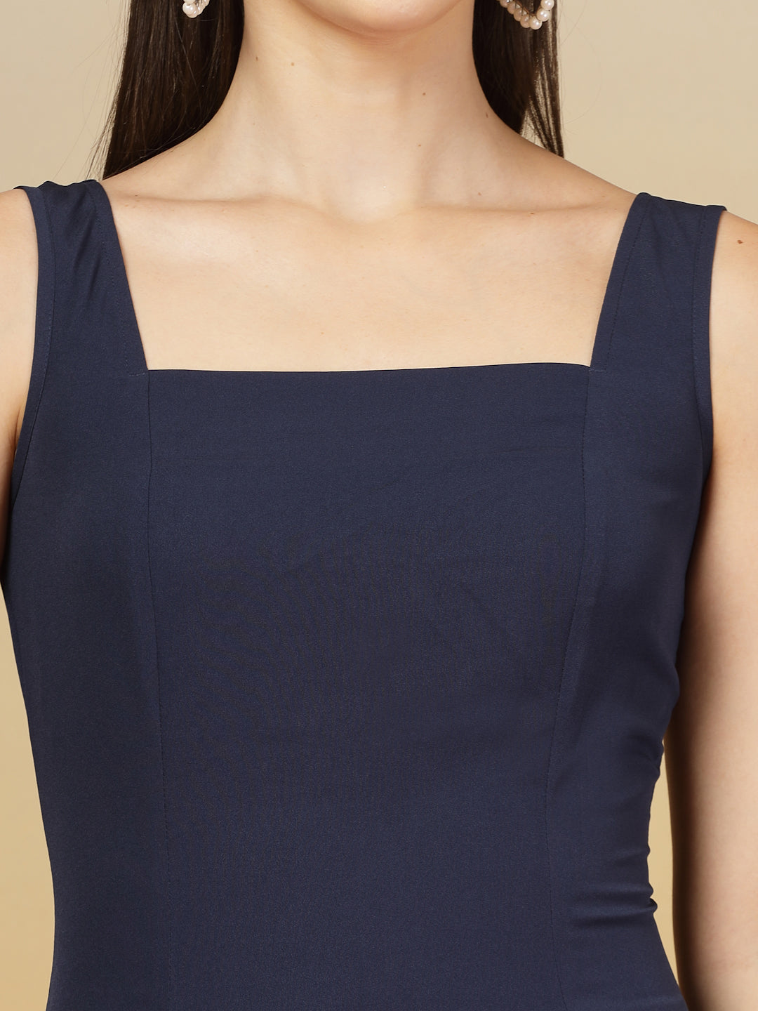 Aayu Grace Square Neck Midi Dress