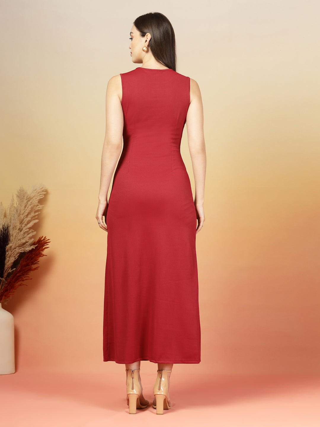 Midnight Grace Bodycon Maxi Dress