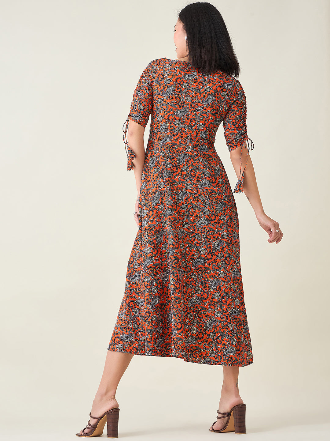 AAYU Sweetheart Neck A-Line Dress