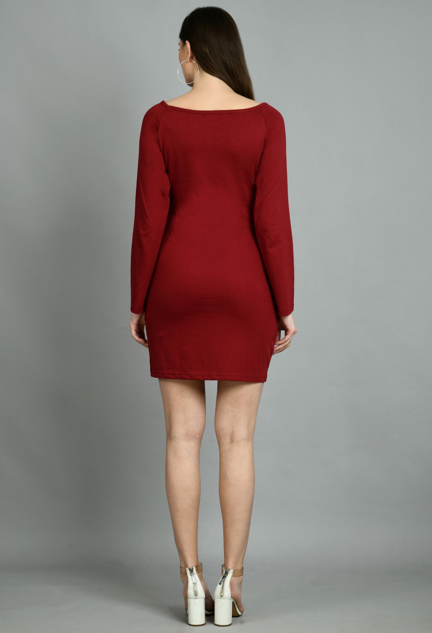 Aayu Women Boat Neck Printed Dress