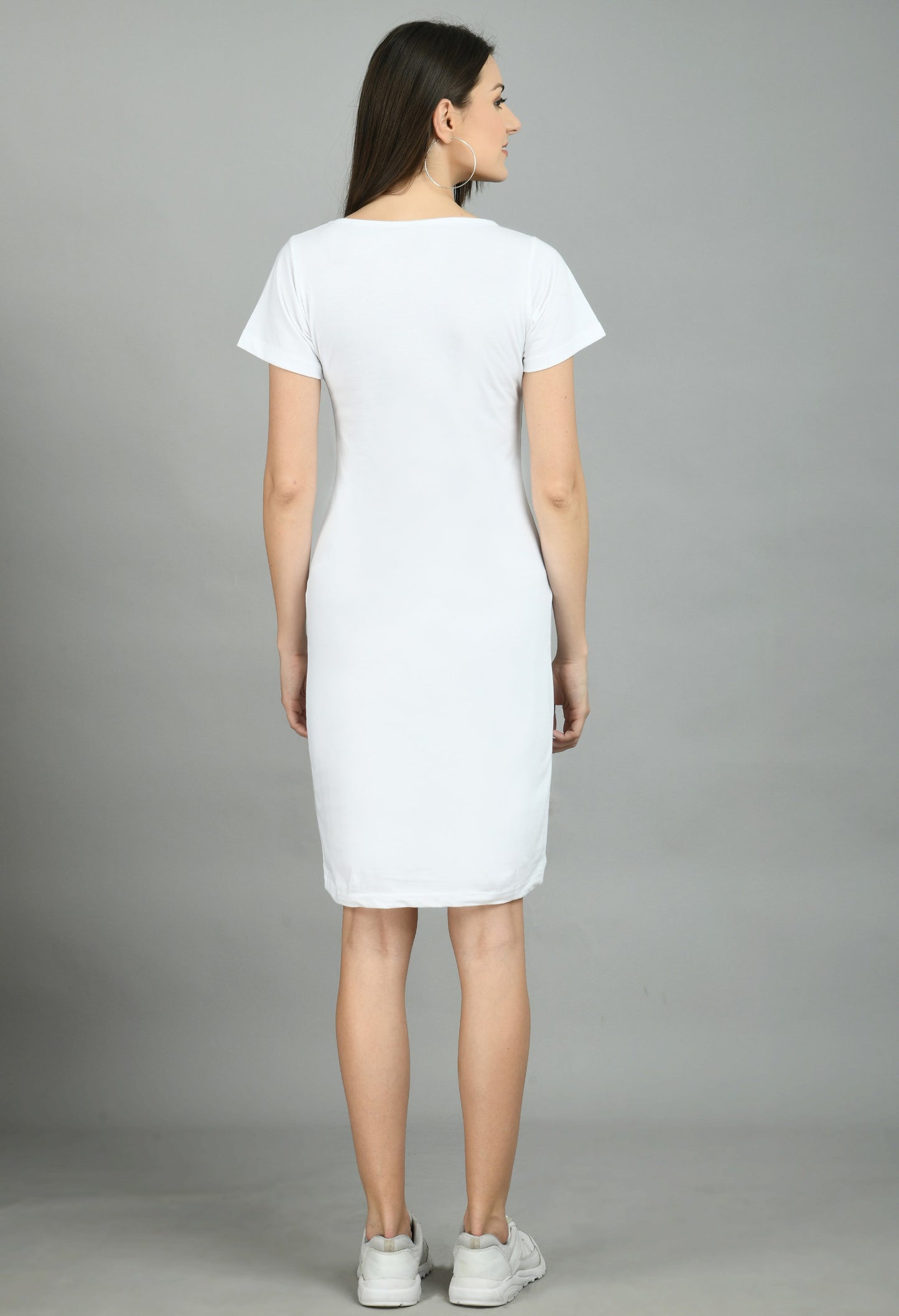 Aayu Women Boy Bye Slogan Printed Dress