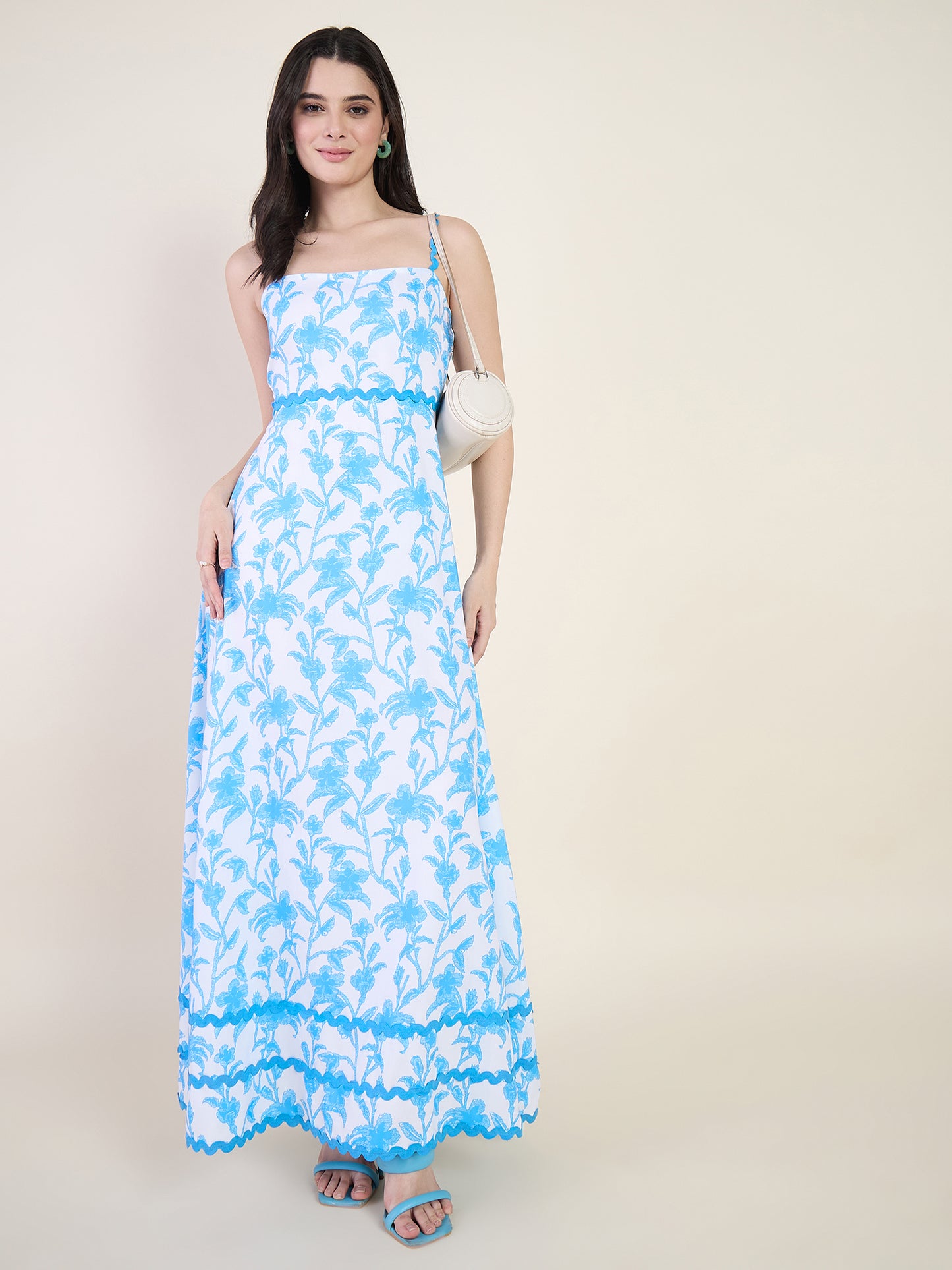 Althea Printed Ric Rac Maxi