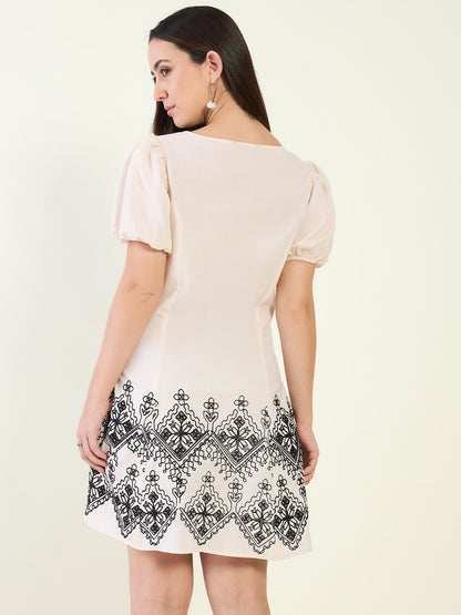 Elena Artisan Mini Dress