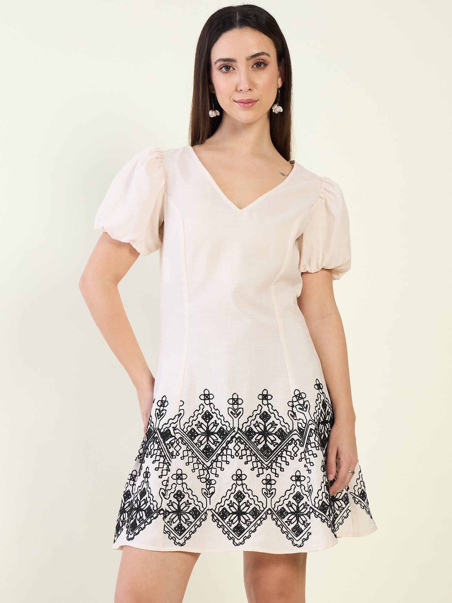 Elena Artisan Mini Dress