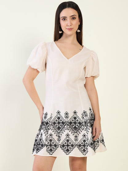 Elena Artisan Mini Dress