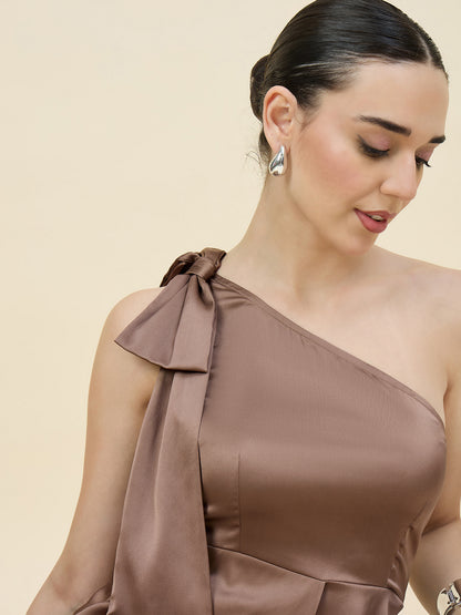 Amara Satin Gala Dress