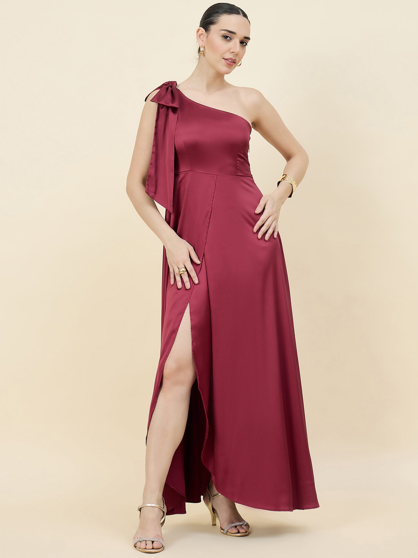 Amara Satin Gala Dress