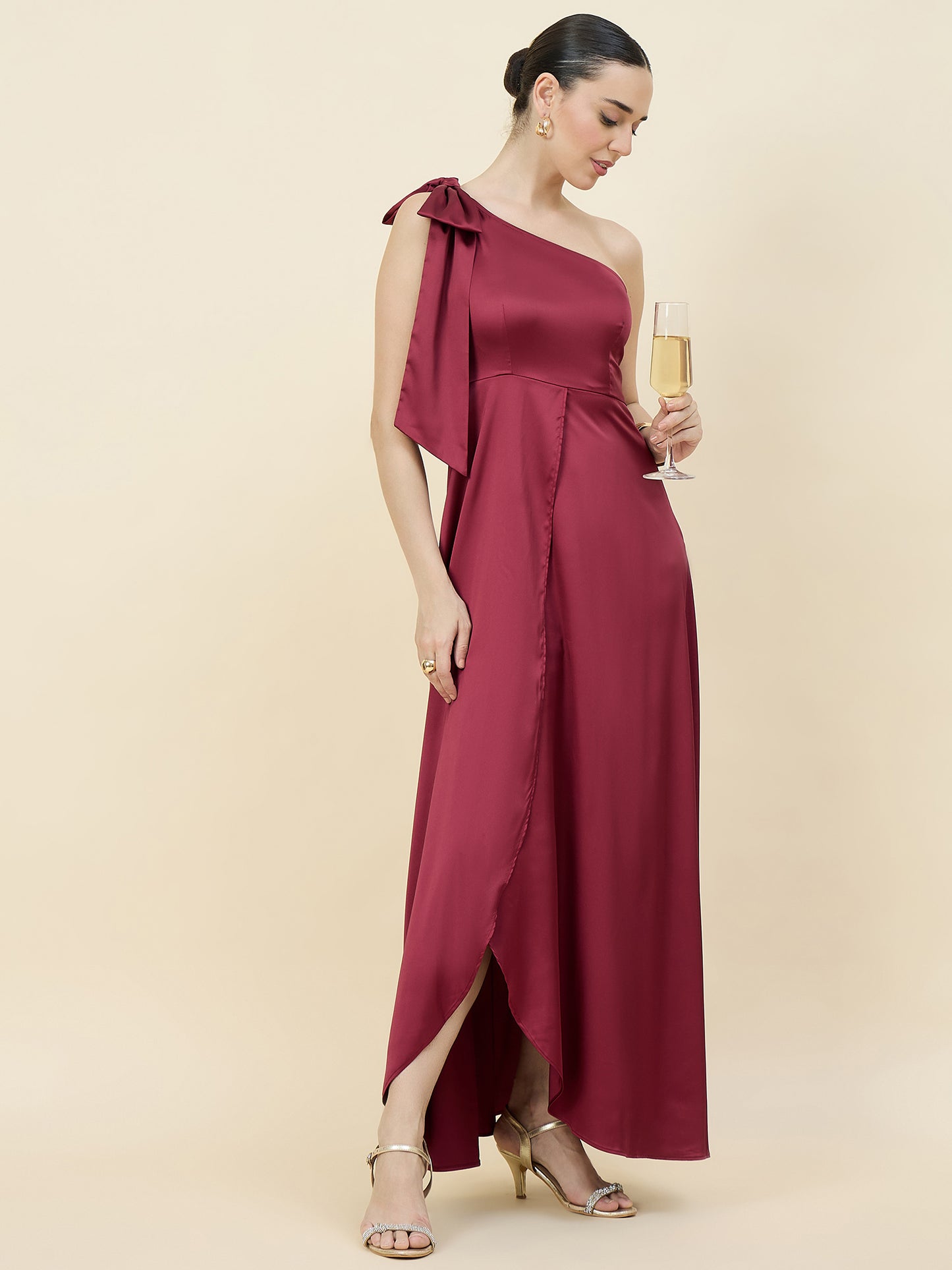 Amara Satin Gala Dress