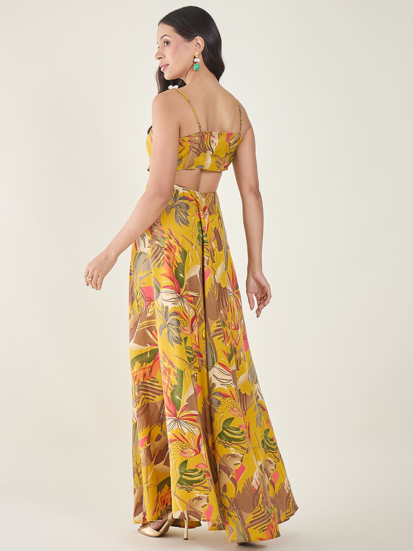 Zaina Printed Maxi Dress