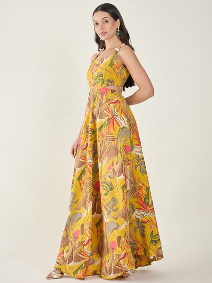 Zaina Printed Maxi Dress
