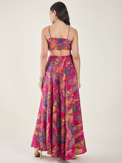 Zaina Printed Maxi Dress