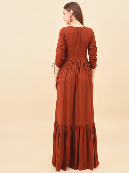 Inaya Tiered Gala Dress