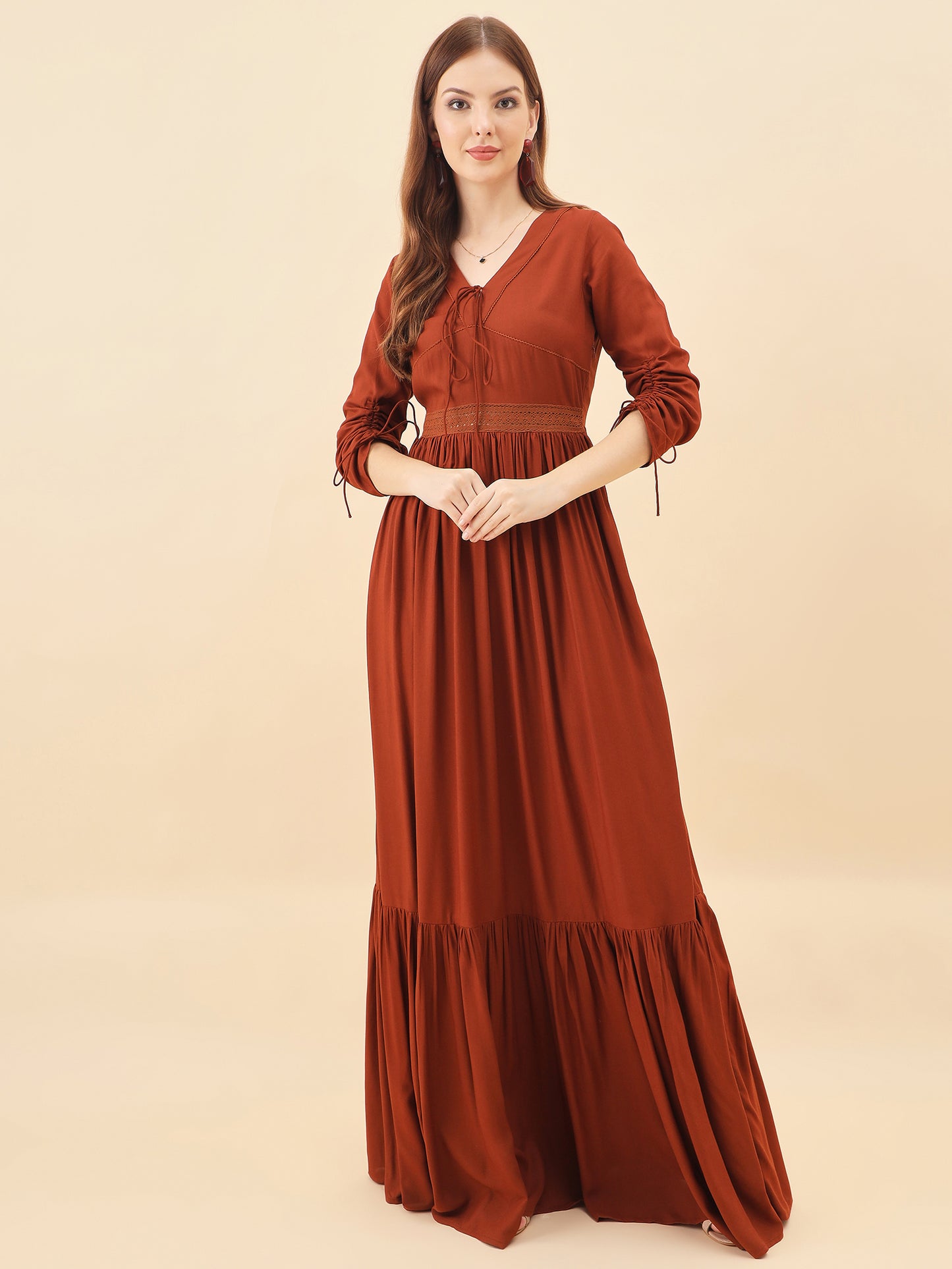 Inaya Tiered Gala Dress