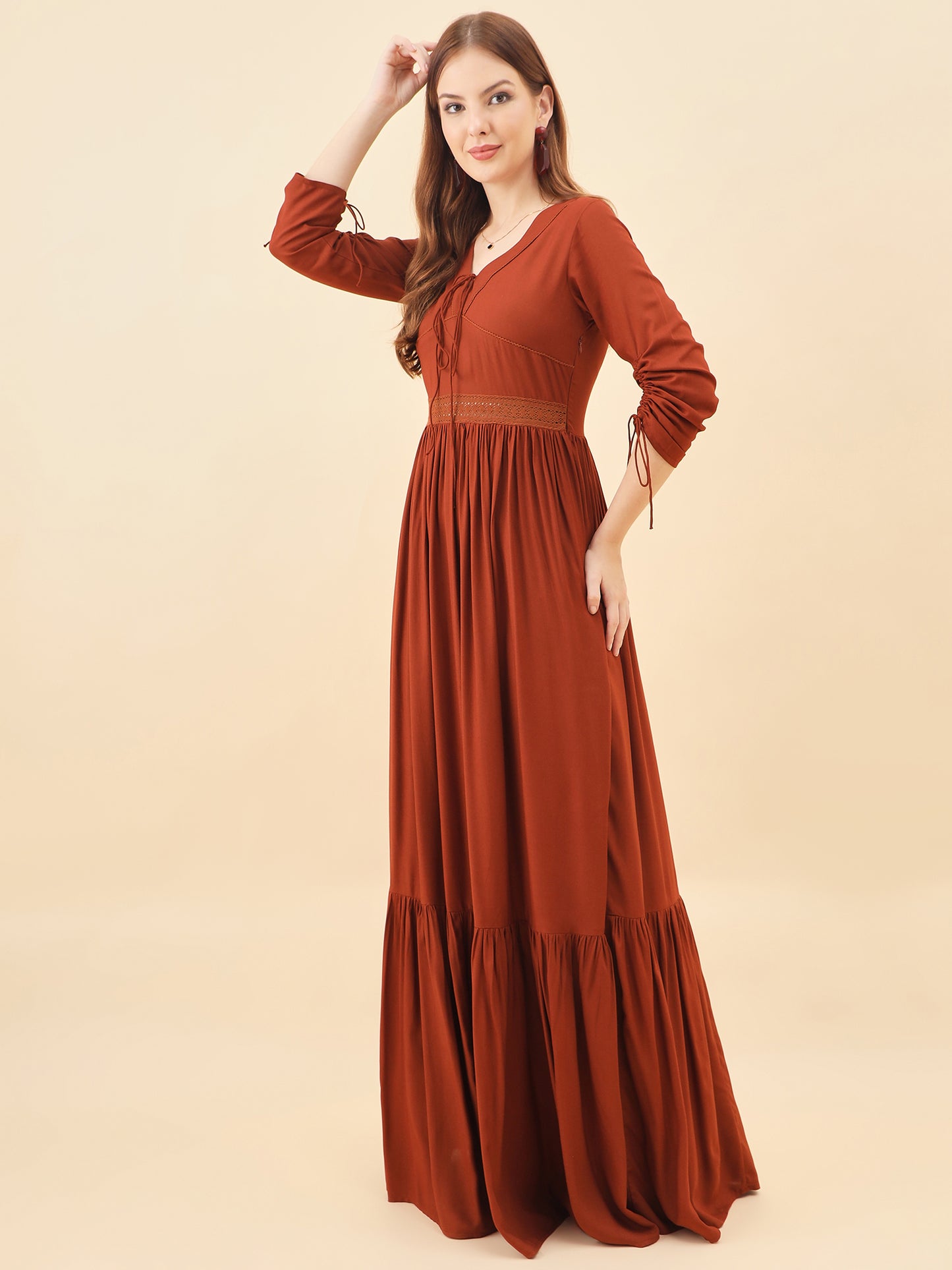 Inaya Tiered Gala Dress