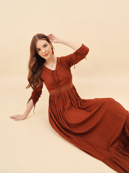 Inaya Tiered Gala Dress