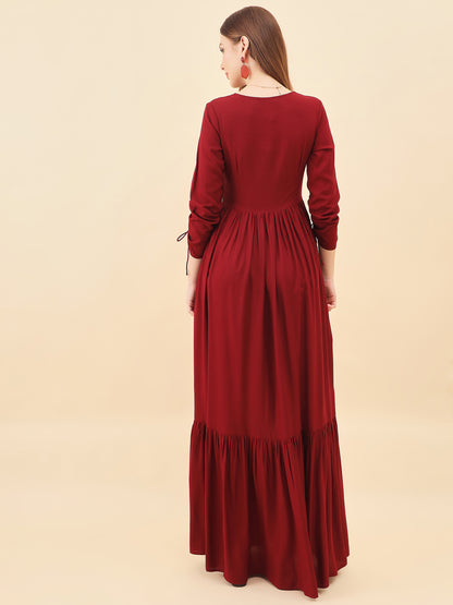 Inaya Tiered Gala Dress