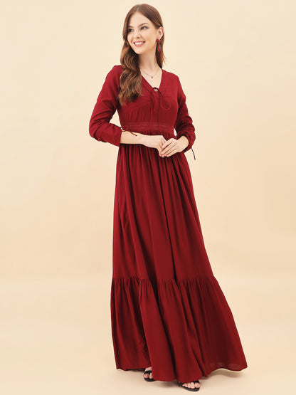Inaya Tiered Gala Dress