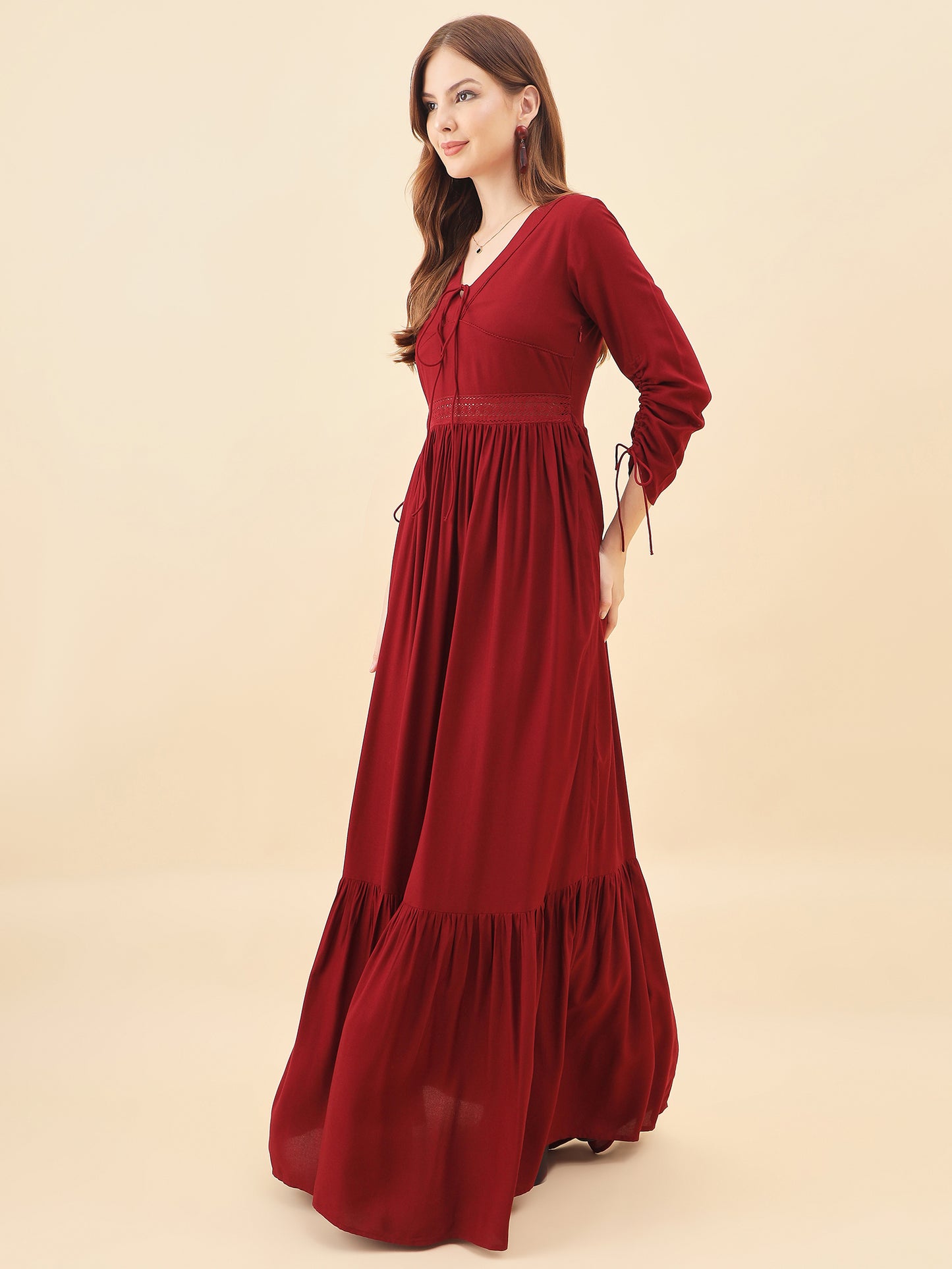 Inaya Tiered Gala Dress