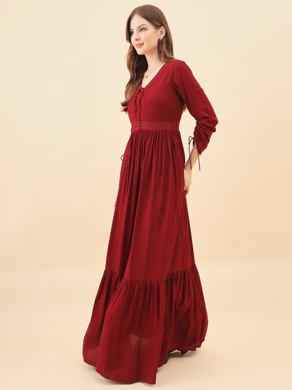 Inaya Tiered Gala Dress