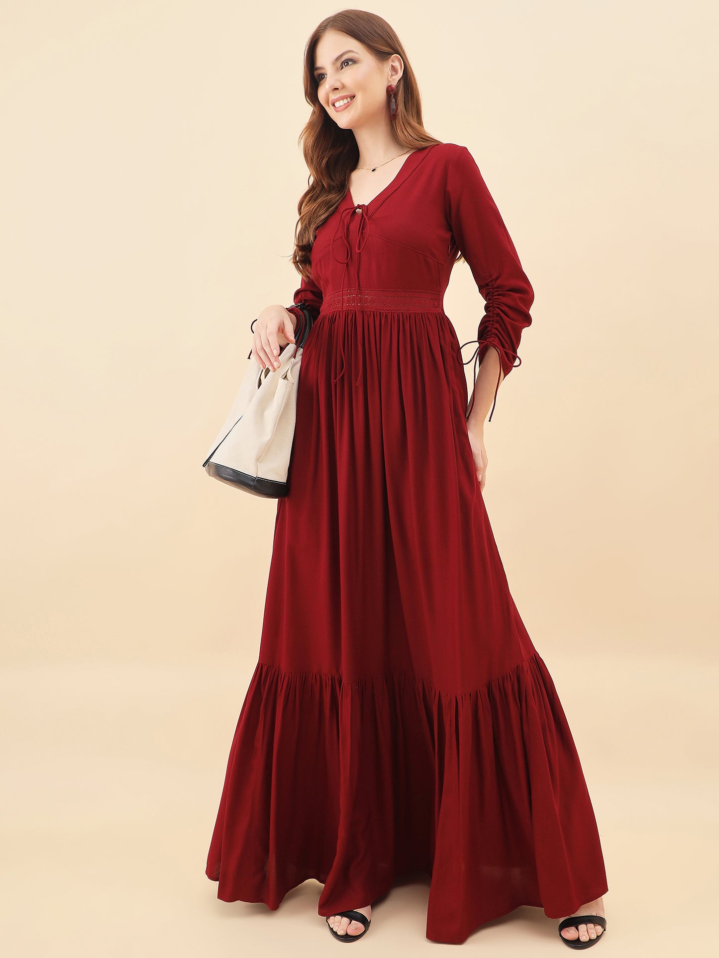 Inaya Tiered Gala Dress