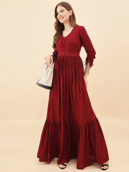Inaya Tiered Gala Dress
