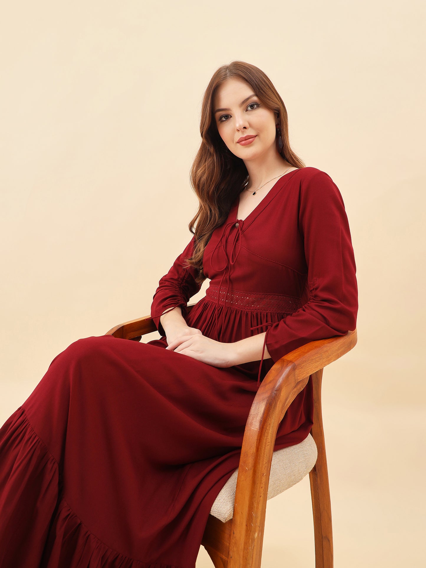 Inaya Tiered Gala Dress