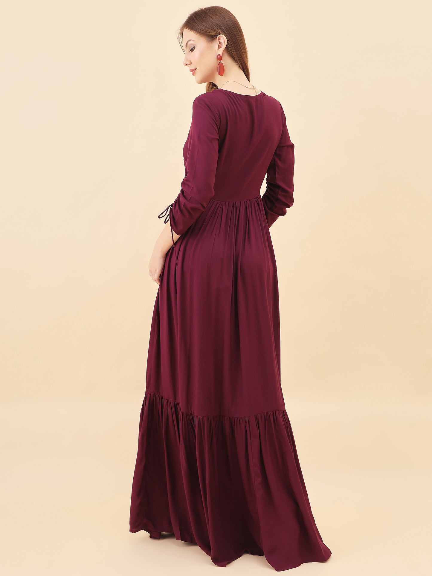 Inaya Tiered Gala Dress