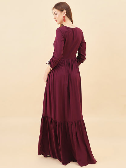 Inaya Tiered Gala Dress