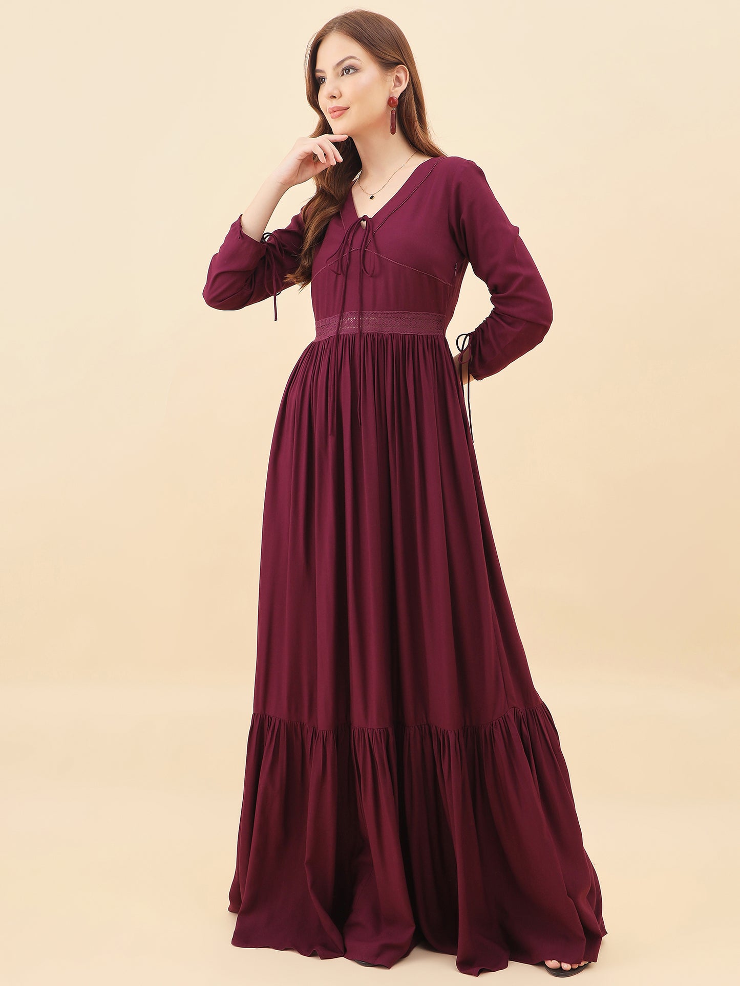 Inaya Tiered Gala Dress