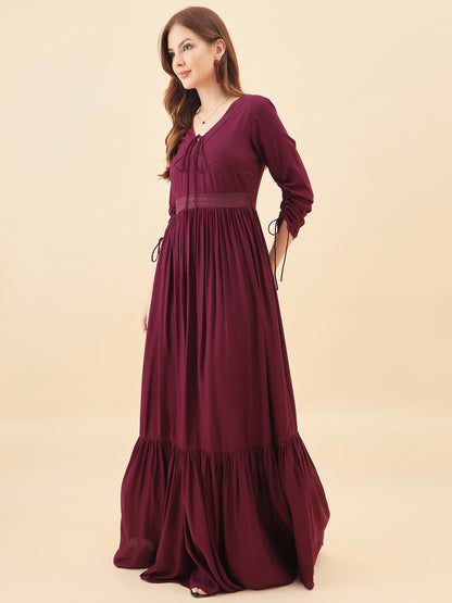 Inaya Tiered Gala Dress