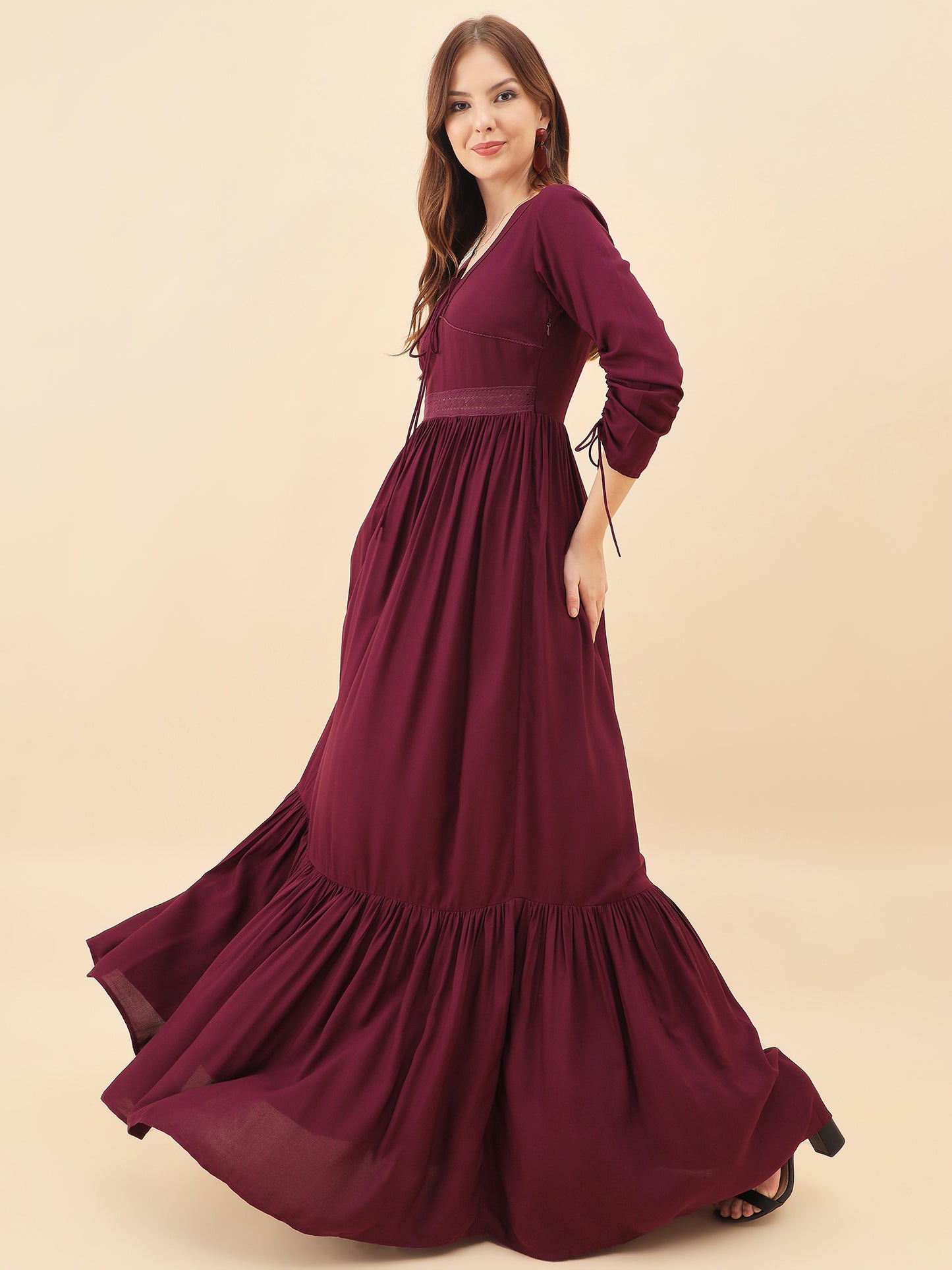 Inaya Tiered Gala Dress
