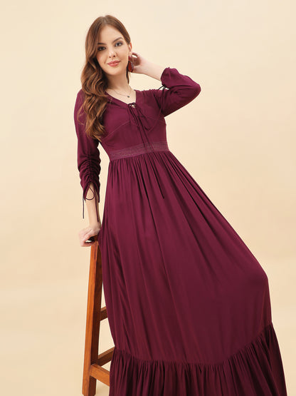 Inaya Tiered Gala Dress