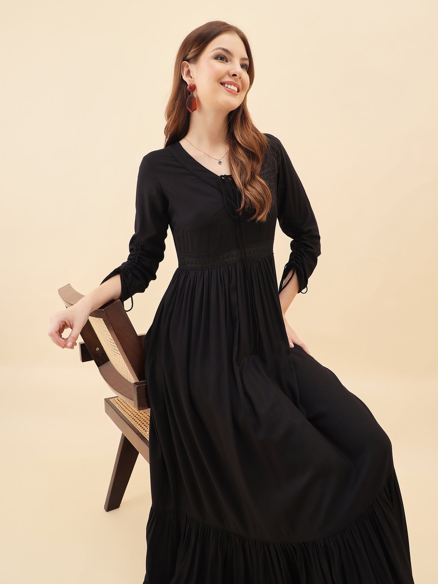 Inaya Tiered Gala Dress