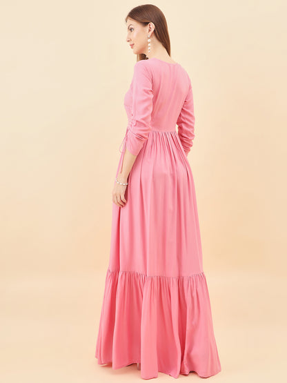 Inaya Tiered Gala Dress