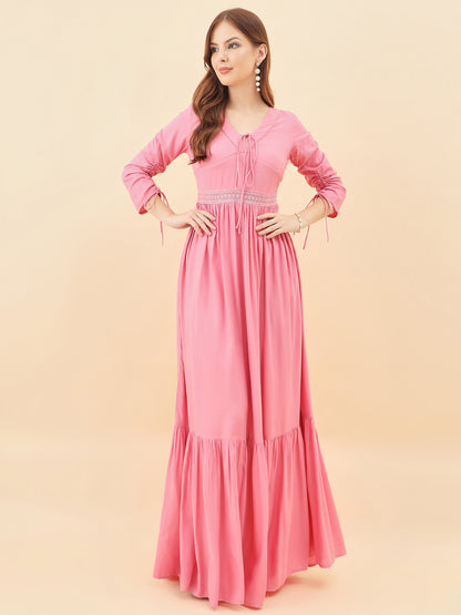 Inaya Tiered Gala Dress