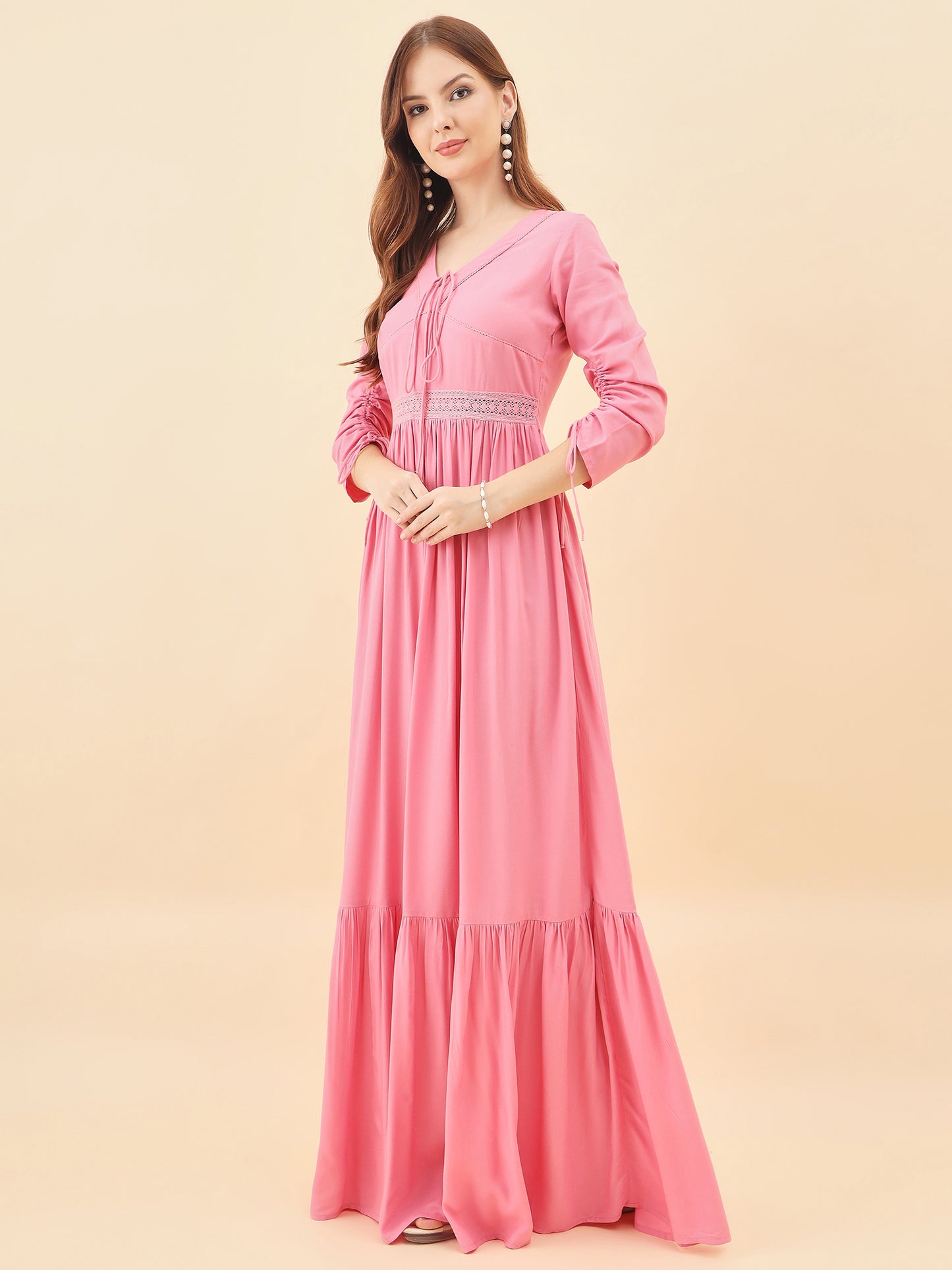 Inaya Tiered Gala Dress
