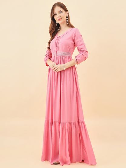 Inaya Tiered Gala Dress