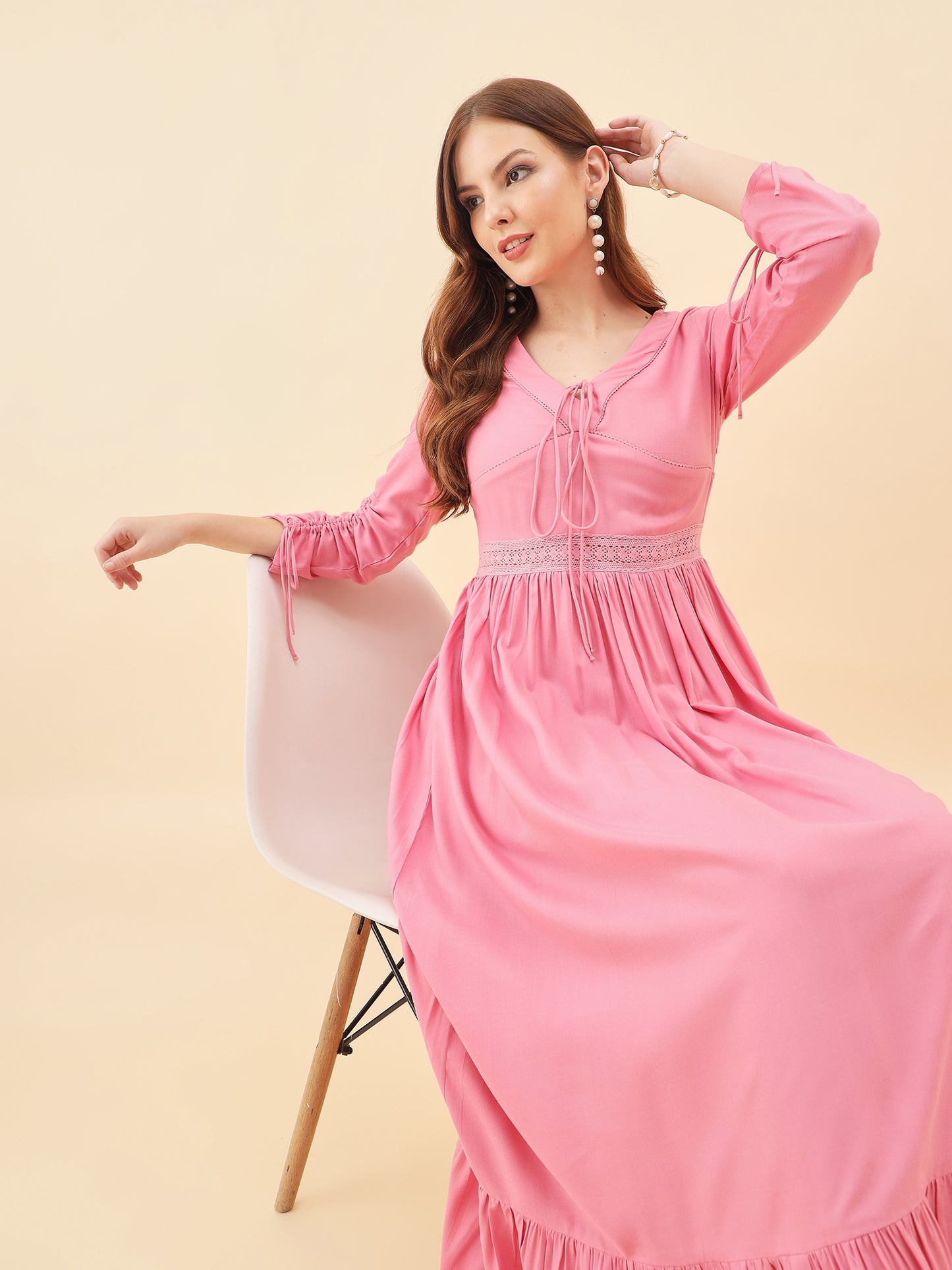 Inaya Tiered Gala Dress