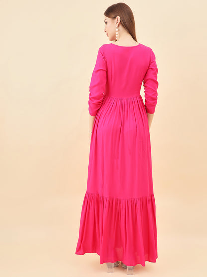 Inaya Tiered Gala Dress