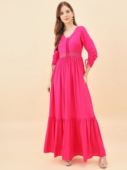 Inaya Tiered Gala Dress