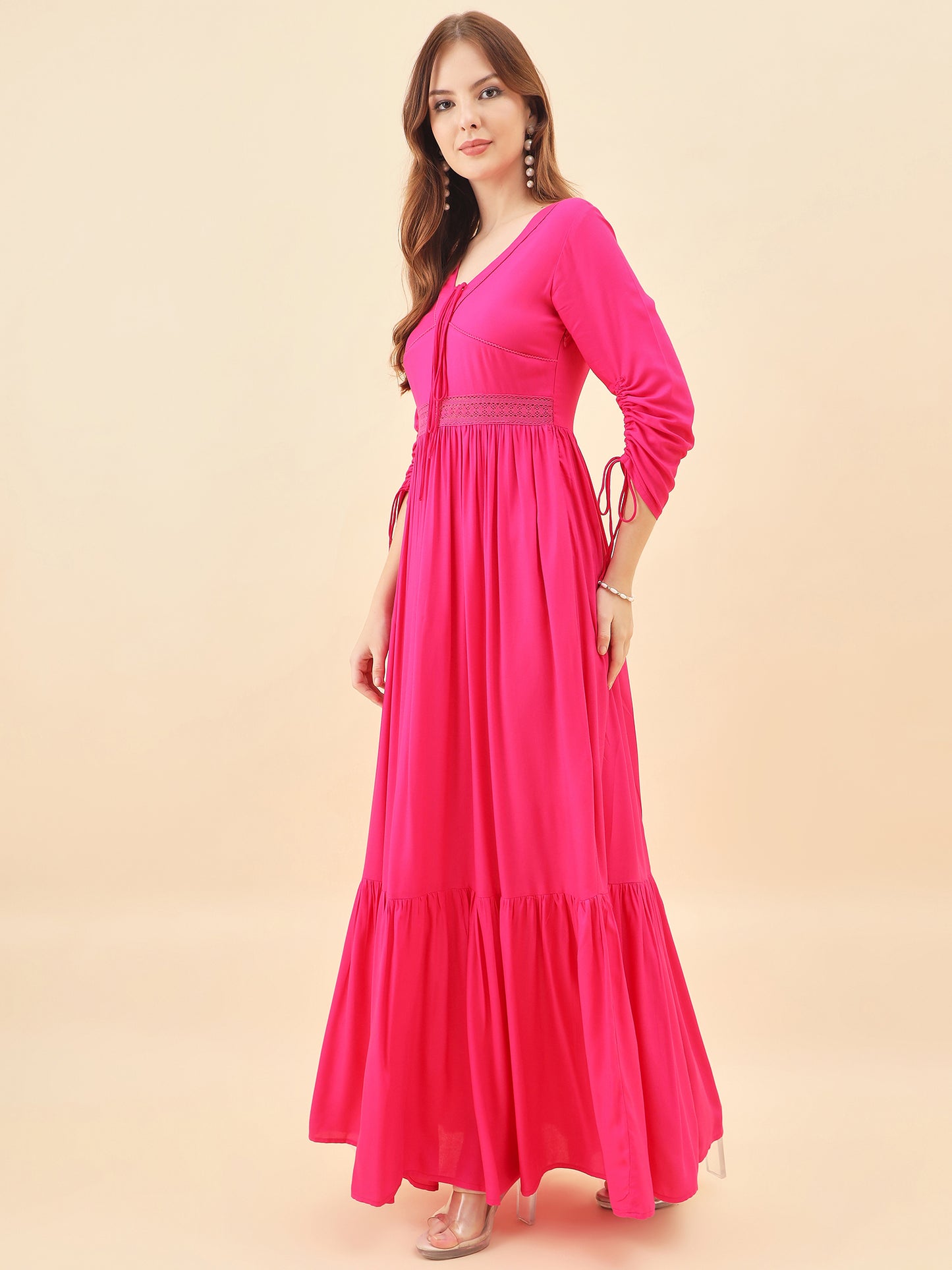 Inaya Tiered Gala Dress