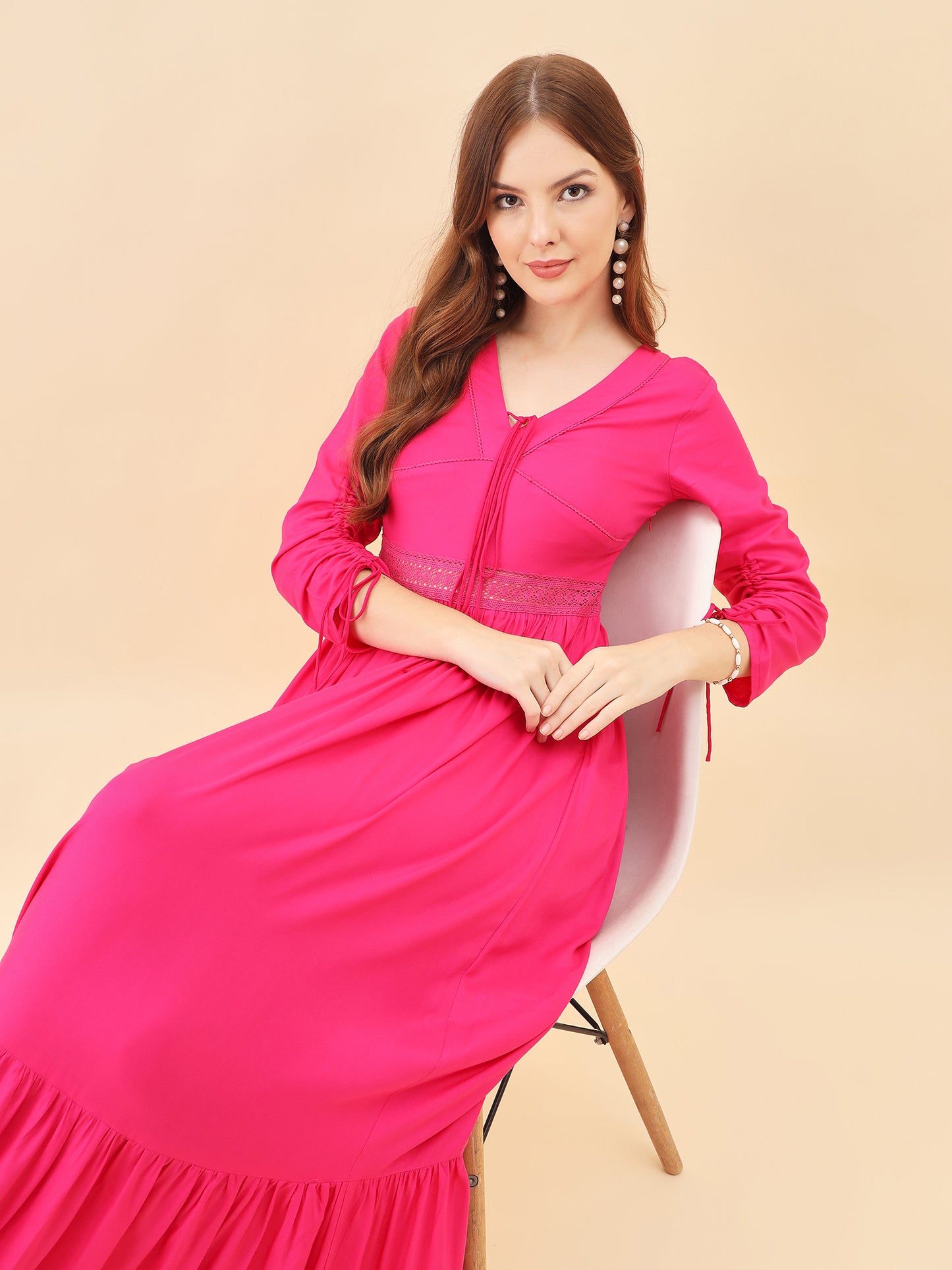 Inaya Tiered Gala Dress