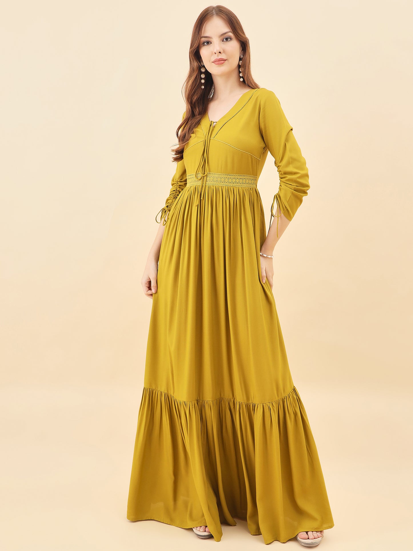 Inaya Tiered Gala Dress