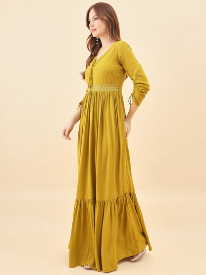 Inaya Tiered Gala Dress