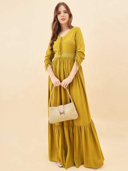 Inaya Tiered Gala Dress