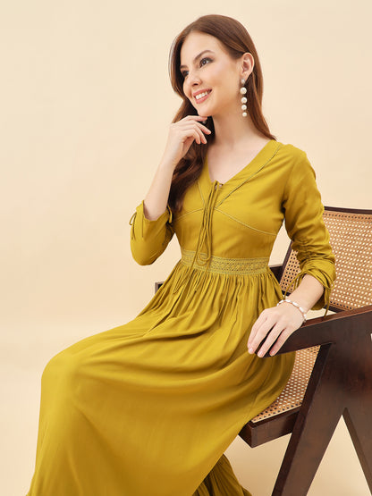 Inaya Tiered Gala Dress