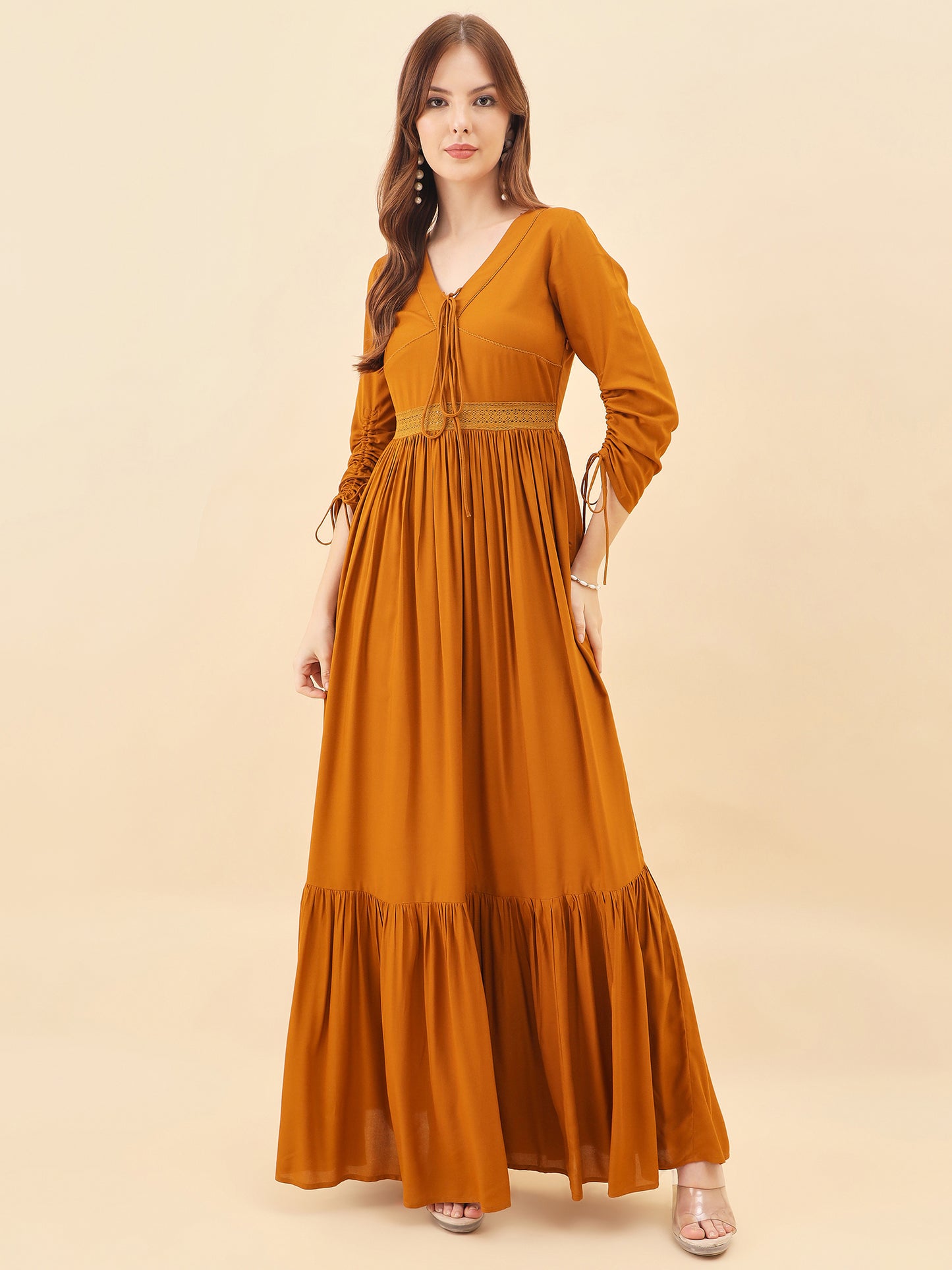Inaya Tiered Gala Dress