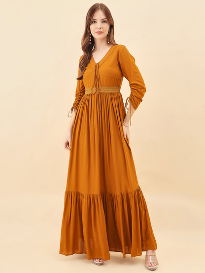 Inaya Tiered Gala Dress