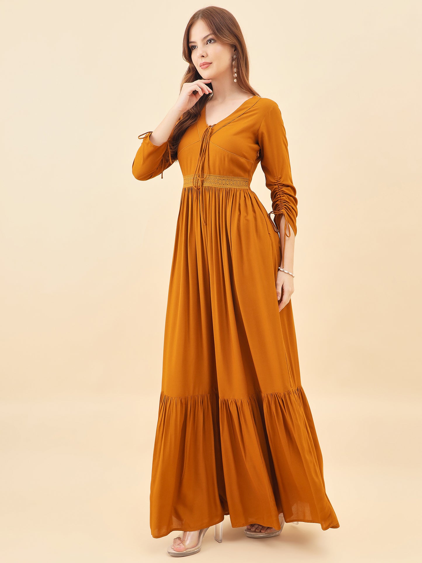 Inaya Tiered Gala Dress